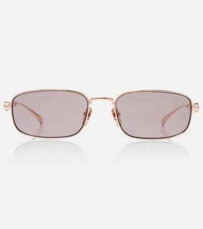 Gucci Bamboo Rectangular Sunglasses In Neutral