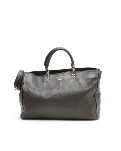 Gucci Bamboo Shopper Tote In Black