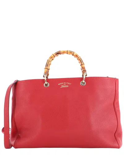 Gucci Bamboo Shopper Tote Large (authentic Pre-loved)