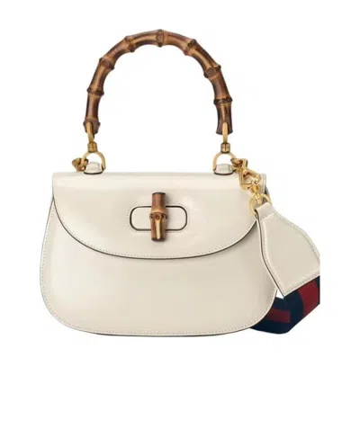 Gucci Bamboo Small Handbag In Nude