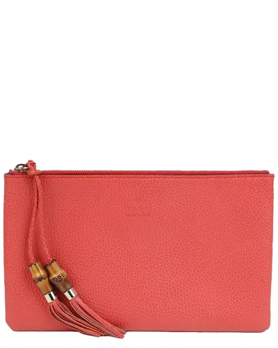 Gucci Bamboo Tassel Pouch (authentic Pre-loved)