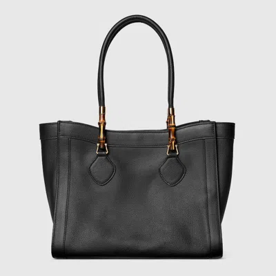 Gucci Bamboo Tote Medium Bag In Black