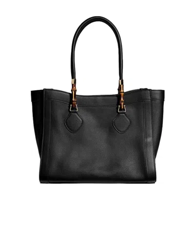 Gucci Bamboo Tote Medium Bag In Black