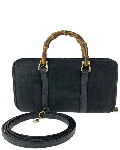 Pre-owned Gucci Bamboo Wallet (authentic Pre-loved)