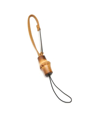 Pre-owned Gucci Banboo Bag Charm In Brown