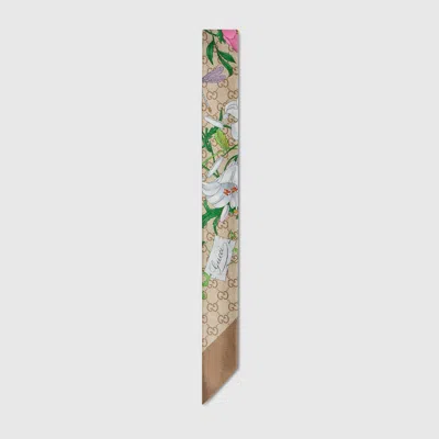 Gucci Band Aus Seide Mit Print In Multi