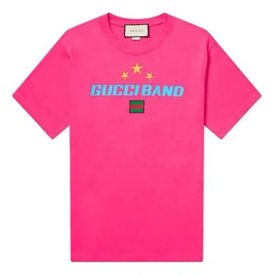 Gucci Band Print Oversize Pink/red