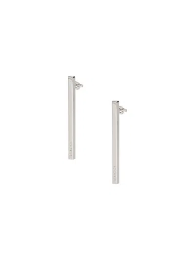Gucci Bar Earrings In Silver