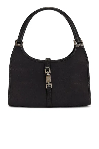 Pre-owned Gucci Bardot Shoulder Bag In Black