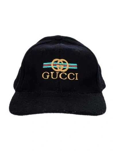 Pre-owned Gucci Baseball Cap In Black