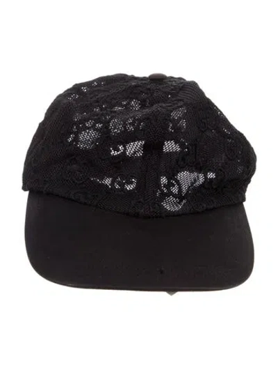Pre-owned Gucci Baseball Cap In Black