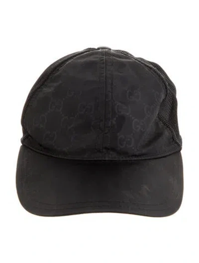Pre-owned Gucci Baseball Cap In Black