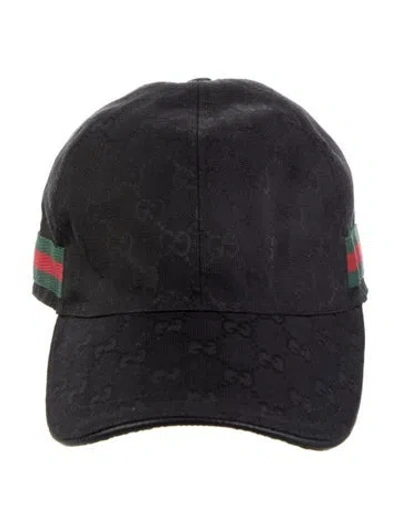 Pre-owned Gucci Baseball Cap In Black