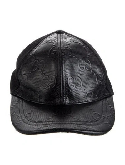 Pre-owned Gucci Baseball Cap In Black