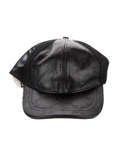 Pre-owned Gucci Baseball Cap In Black