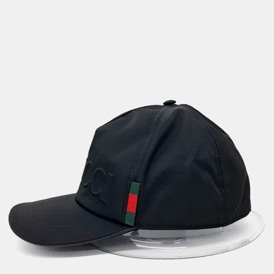 Pre-owned Gucci Baseball Cap In Black