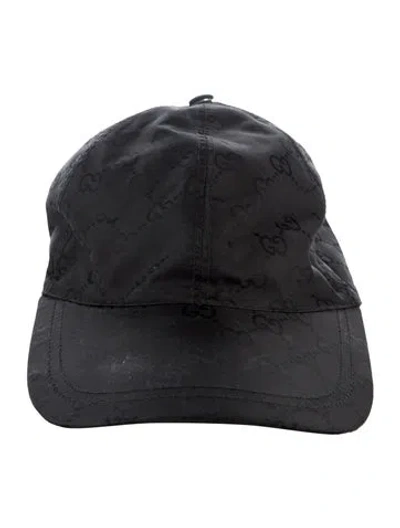 Pre-owned Gucci Baseball Cap In Black