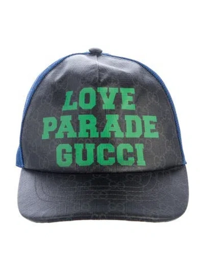Pre-owned Gucci Baseball Cap In Black