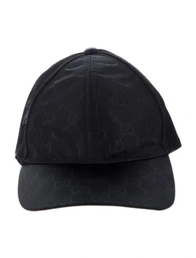 Pre-owned Gucci Baseball Cap In Black