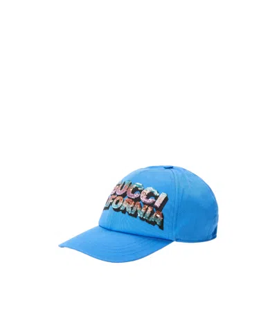 Gucci Baseball Cap In Blue