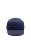 Gucci Men Baseball Hat With Embroidery In Blue