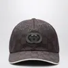 Gucci Baseball Cap Grey In Nylon Gg