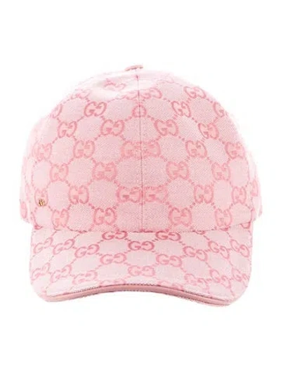 Pre-owned Gucci Baseball Cap In Pink