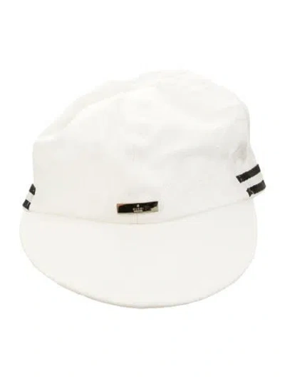 Pre-owned Gucci Baseball Cap In White