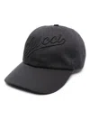 Gucci Baseball Cap With Embroidery In Black