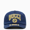 Gucci Baseball Cap With Logo In Blue