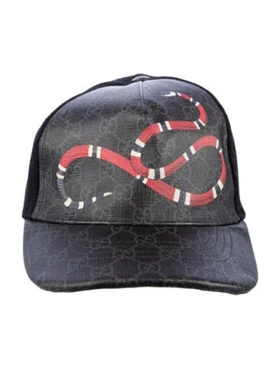 Pre-owned Gucci Baseball Cap  W/tags In Black