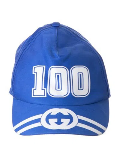 Pre-owned Gucci Baseball Cap  W/tags In Blue