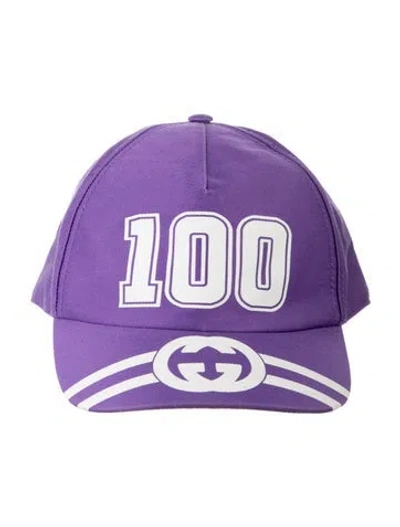 Pre-owned Gucci Baseball Cap W/tags In Purple