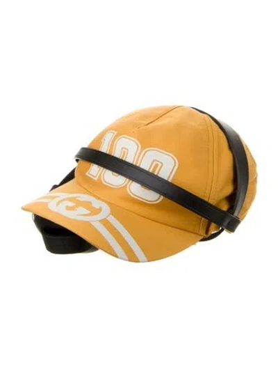 Pre-owned Gucci Baseball Cap In Yellow