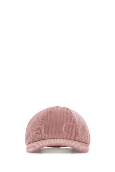 Gucci Baseball Corduroy Baseball Cap In Red