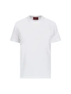 Gucci Rhinestoned-logo Cotton T-shirt In White
