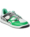 Gucci Basket Distressed Leather Sneakers