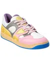 Gucci Basket Panelled Sneakers In Pink