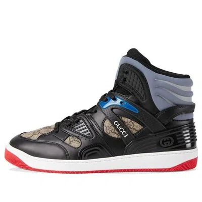 Gucci Basket High 'black Demetra Red'