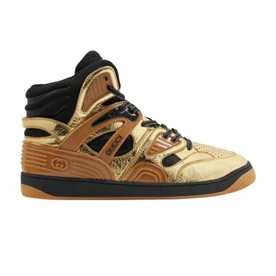 Pre-owned Gucci Basket High 'gold'