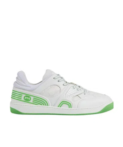 GUCCI GUCCI BASKET PANELLED LACE-UP SNEAKERS