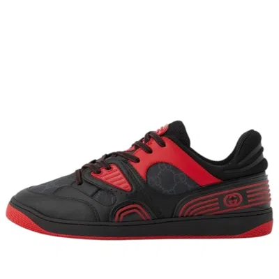 Gucci Basket Low 'black Red' In Multi