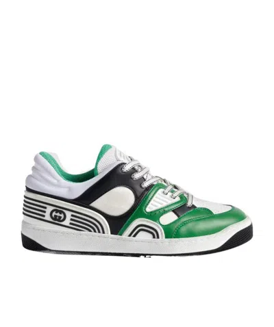 GUCCI BASKET PANELLED SNEAKERS