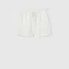 Gucci Embossed Gg Technical Jersey Shorts In White