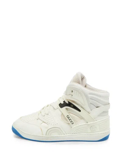 Pre-owned Gucci Basketball High-top Sneakers In Neutrals
