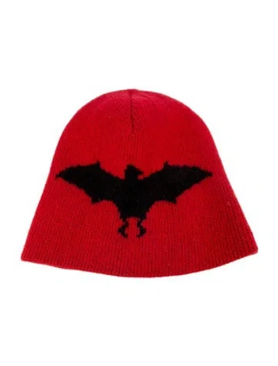 Pre-owned Gucci 'bat' Wool Knitted Beanie In Multi