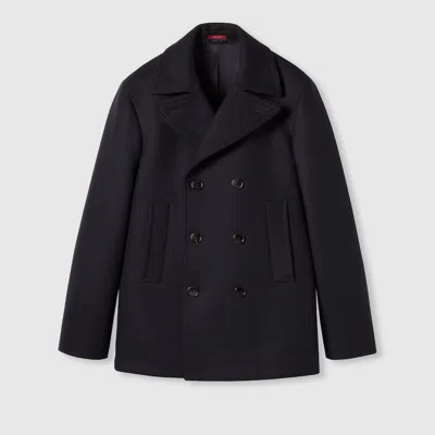 Gucci Batavia Wool Coat In Burgundy