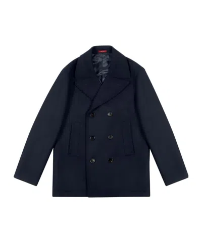 Gucci Batavia Wool Coat In Blue
