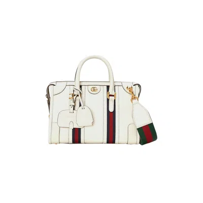 Pre-owned Gucci Bauletto Small Top Handle Bag 'white' | Men's Size Onesize