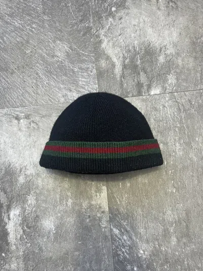 Pre-owned Gucci Beanie In Black
